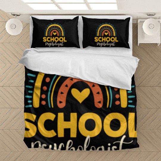 Cute School Psychologist Outfit Student Support Bedding Sets