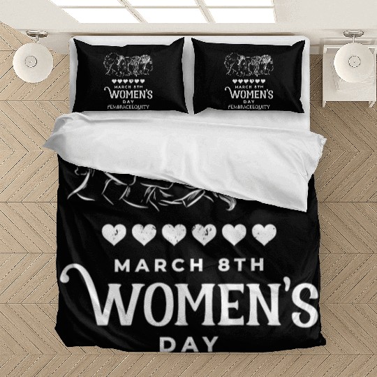 International Women's Day Embrace Equity 2023 Bedding Sets
