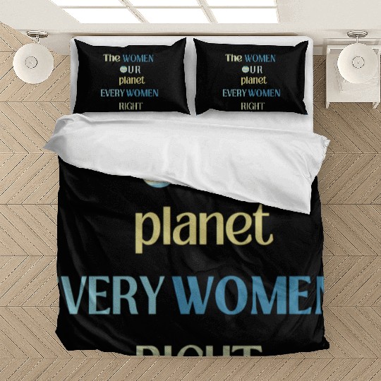 Embrace Equity Happy Women's Day Bedding Sets
