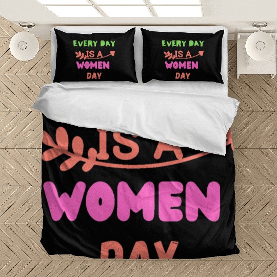 Embrace Equity Happy Women's DaY Bedding Sets