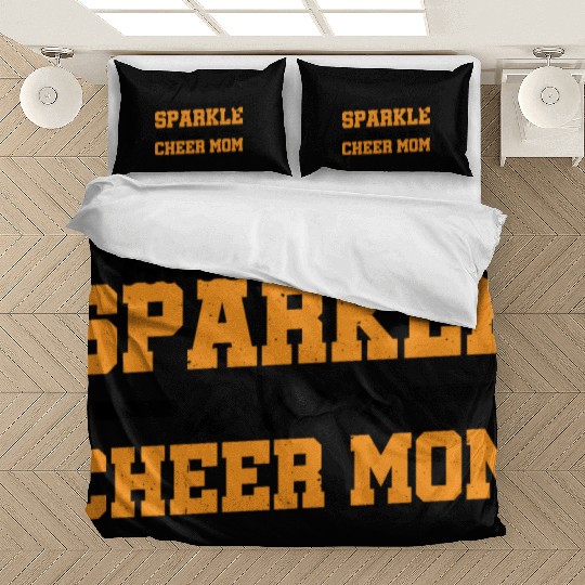 It Takes A Lot Of Sparkle To Be A Cheer Mom 3 Bedding Sets