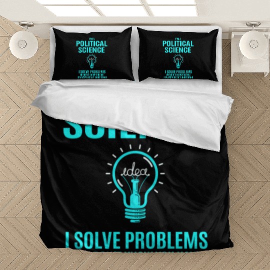 Political Science Bedding Sets - I Solve Problems Gift