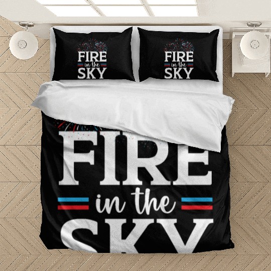 Fire In The Sky Patriotic America USA 4th Of July Bedding Sets
