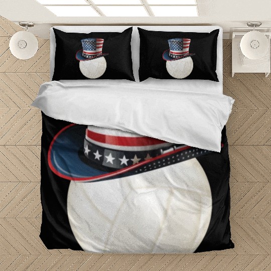 Patriotic America USA Flag 4th Of July Volleyball Bedding Sets