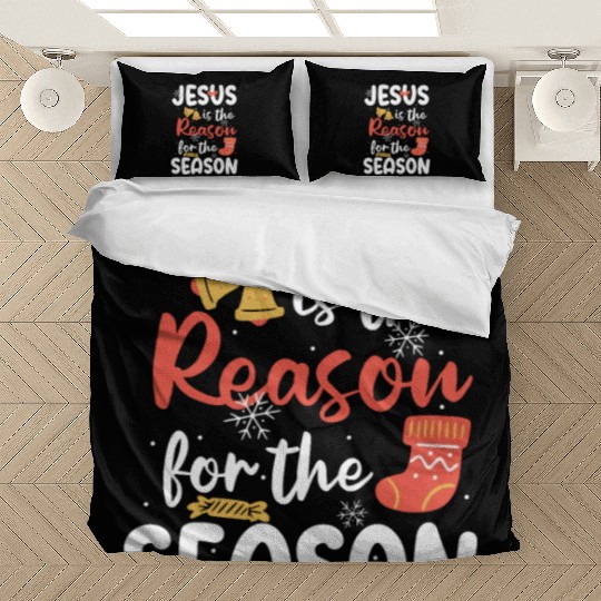 Jesus Is The Reason For The Season Christmas Faith Bedding Sets