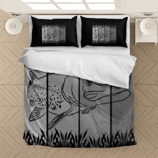 fish - fishing - fishermen Bedding Sets