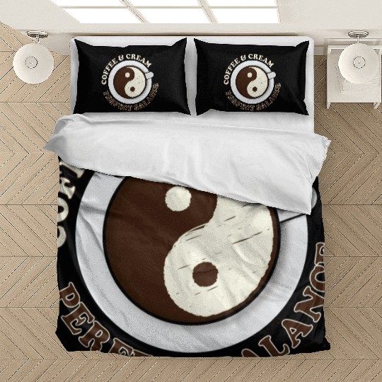 Yin Yang Yoga Coffee and Cream Bedding Sets