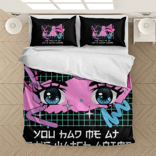 Had Me at Lets Watch Anime Couples Japanese Lovers Bedding Sets