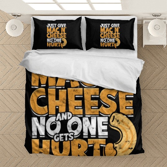 Mac N' Cheese Taster Pasta Food Macaroni Bedding Sets