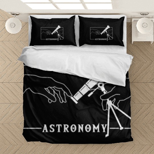 Michelangelo Creation of Adam Astronomy Bedding Sets
