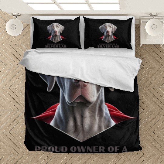 Silver labrador | Proud owner of a Silver lab Bedding Sets