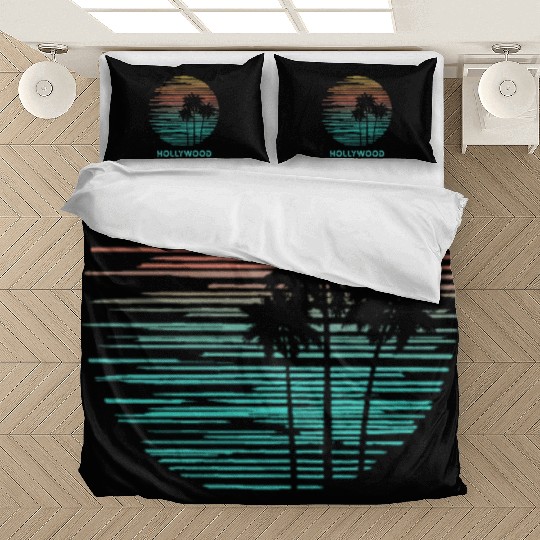 Hollywood California Cool Souvenir Vacation Bedding Sets