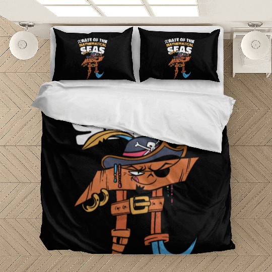 Pi Day Pirate Mathematician Pi Symbol Number Math Bedding Sets