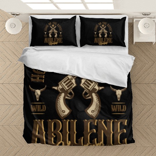 Abilene Kansas wild west town Bedding Sets