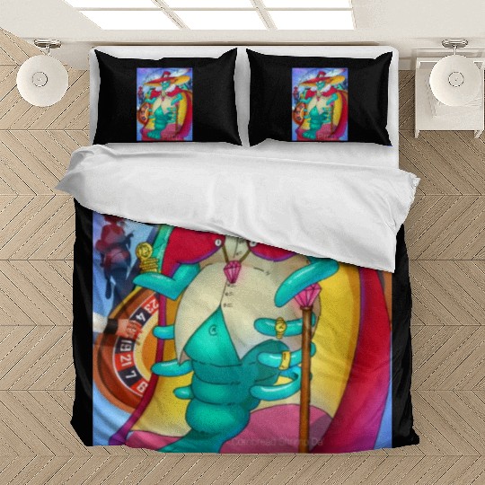 Cornbread Shrimp Da' Pimp (green) Bedding Sets