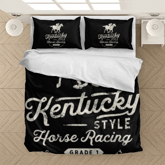 Funny Derby Day Kentucky style horse racing T Shi Bedding Sets