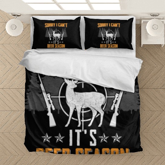 Funny Deer Season Hunting Graphic Women and Men D Bedding Sets