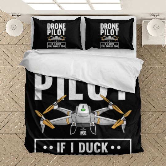 Funny Drone Pilot For Men Women RC Racing Pilots Bedding Sets