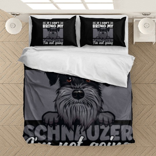 Schnauzer Dad Dog Lover Schnauzer Dog Father Dog Bedding Sets