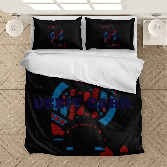 DEBIT CARD King of Hearts Playing Card Bedding Sets