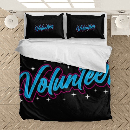 Volunteer Volunteers Volunteering Unpaid Job Bedding Sets