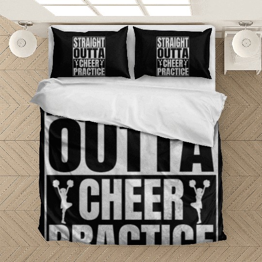 Straight Outta Cheer Practice - Cheerleading Girls Bedding Sets