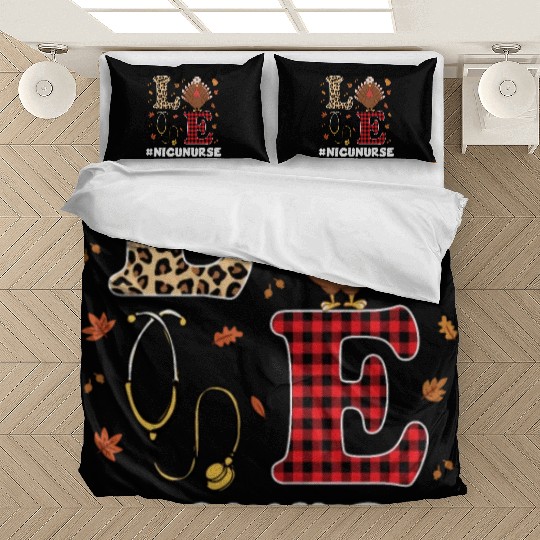 Cute NICU Nurse Thanksgiving Bedding Sets