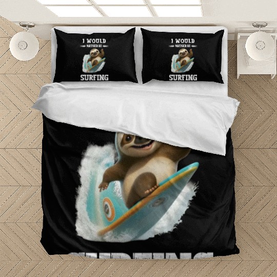 I'm Enough I'm Going Surfing Windsurfer Saying Bedding Sets