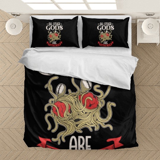 Atheist Atheism Flying Spaghetti Pastafarianism Bedding Sets