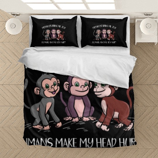 Monkey Wildlife Animal Zookeeper Monkey Whisperer Bedding Sets