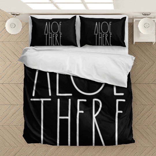 Aloe There White Rae Dunn Inspired Minimalist Bedding Sets