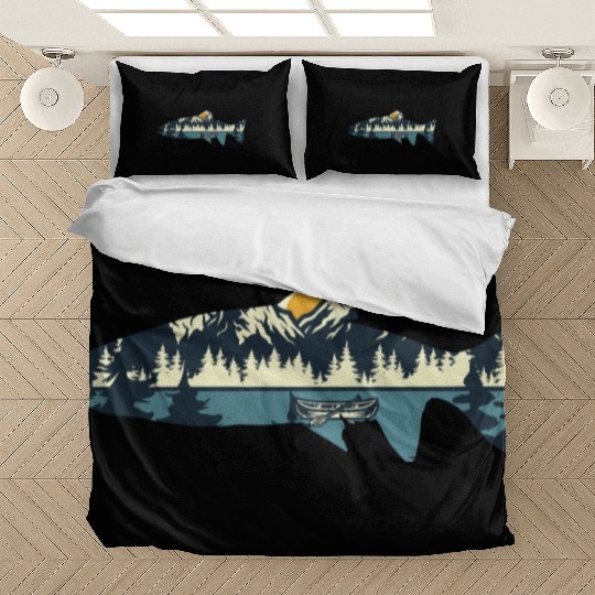 Fish Fishing Nature Landscape Bedding Sets