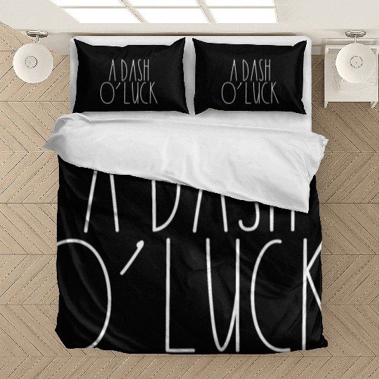 A Dash O' Luck White Rae Dunn Inspired Minimalist Bedding Sets