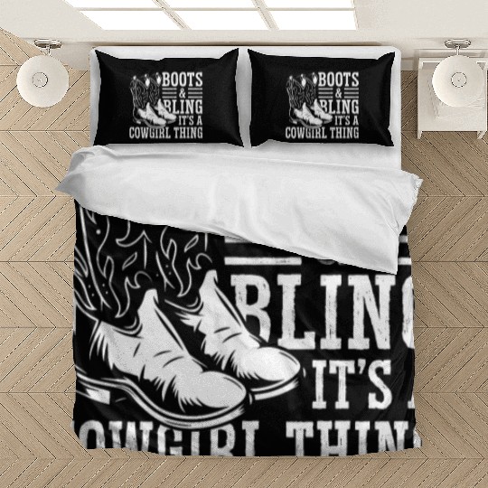 Boots And Bling It's A Cowgirl Thing Bedding Sets