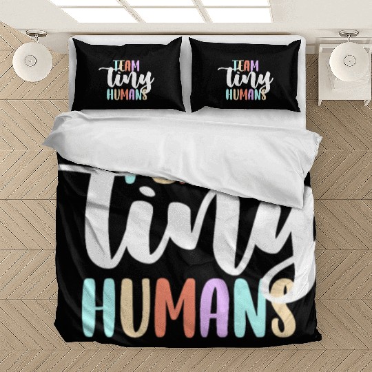 Nursing ICU Neonatal Team Tiny Humans NICU Nurse Bedding Sets