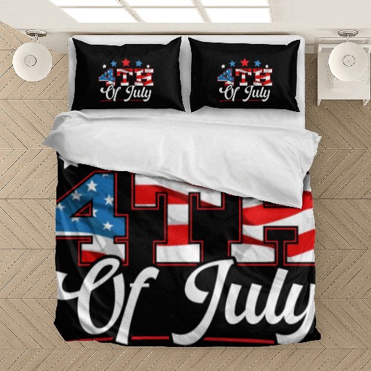 Patriotic America USA Flag 4th Of July American Bedding Sets