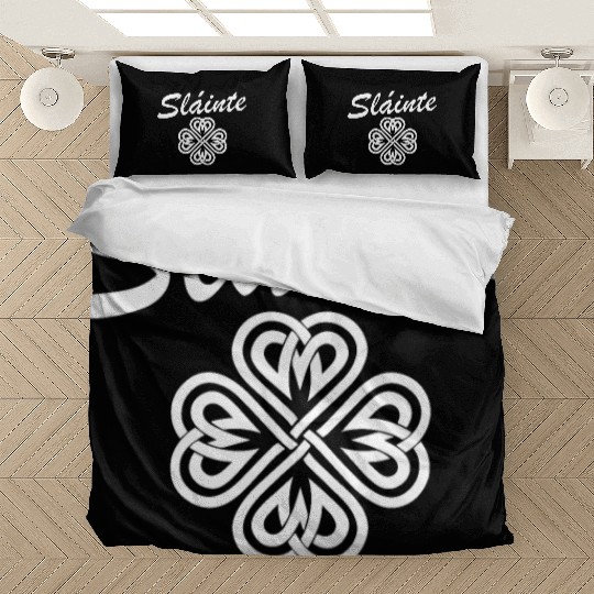 Slainte Shamrock Cheers Salute St. Patrick's Day Bedding Sets