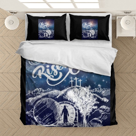 He Is Risen!Jesus,Easter, Bright & Morning Star Bedding Sets