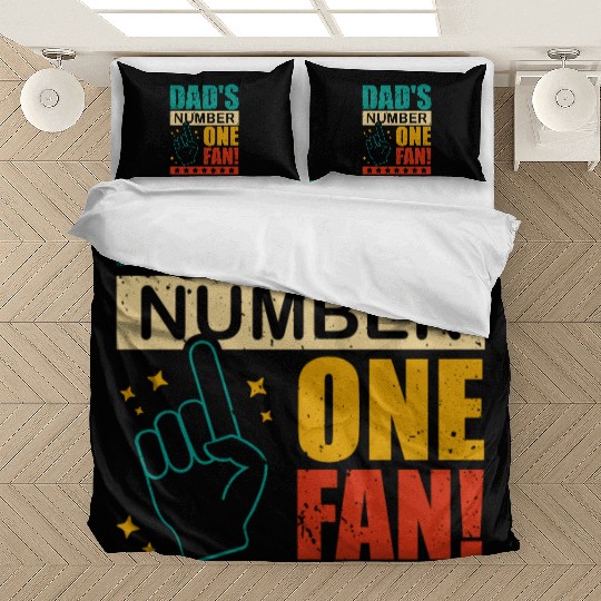 Dad's Number One Fan Daddy's Kid Proud Father's Bedding Sets