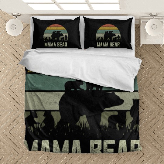 Grandmother Mothers Day 6 Cub Kids Mama Bear Bedding Sets