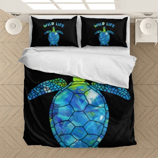 Wildlife Turtles Reptile Sea Animal Tortoise love Bedding Sets