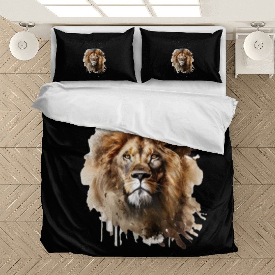 lonely lion quote Bedding Sets