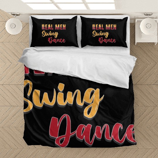 Funny Dancer Real Men Swing Dance For Men Bedding Sets