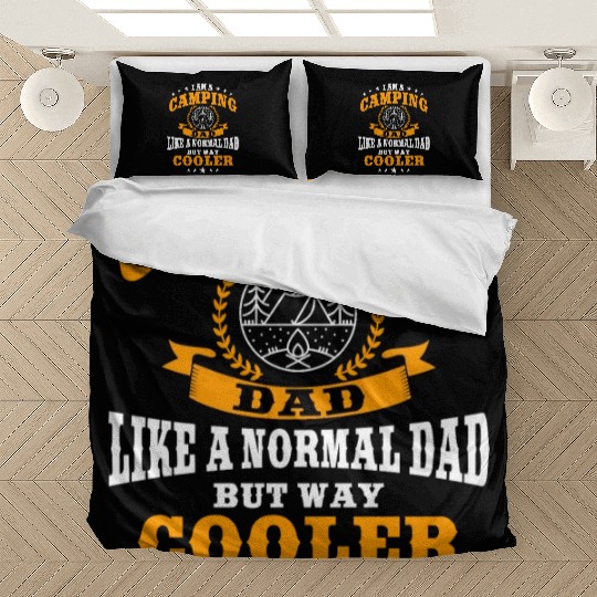 Funny Camping Dad Saying Summer Camp For Men Bedding Sets