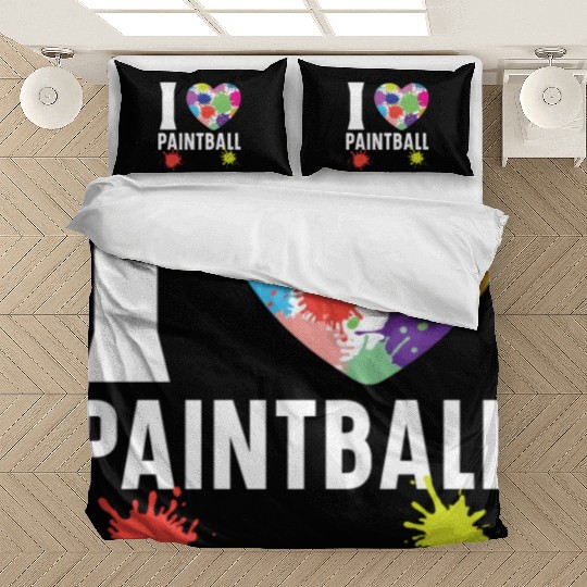 Paintball Paint Gun Paintball Player Paintballer Bedding Sets
