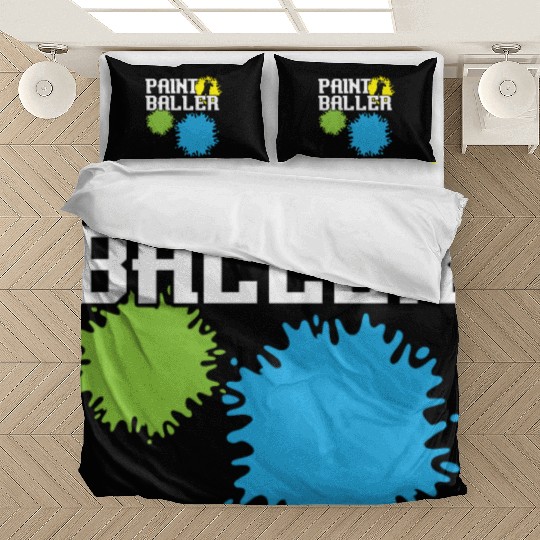 Paintball Paint Gun Paintball Player Paintballer Bedding Sets