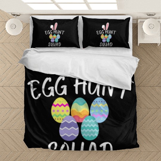 Egg Hunt Squad 2023 Funny Easter Day 2023 Egg Hunt Bedding Sets