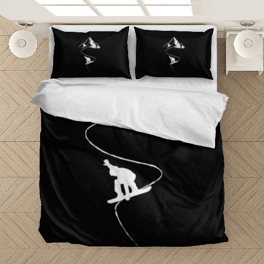Snowboarder Winter sports Fun Present Bedding Sets