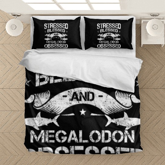 Megalodon Lover Megatooth Shark Largest Extinct S Bedding Sets