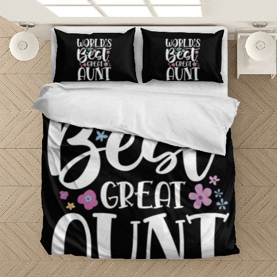 World s Best Great Aunt Bedding Sets